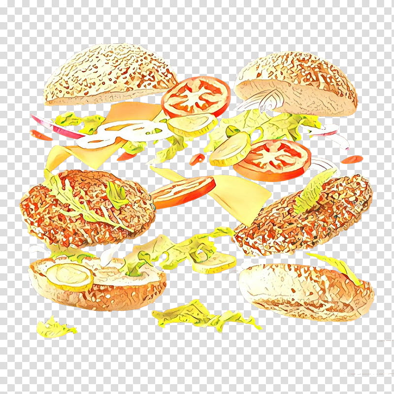 Hamburger, Cartoon, Ingredient, Food, Lettuce, Beef, Salmon Burger, Cheese transparent background PNG clipart