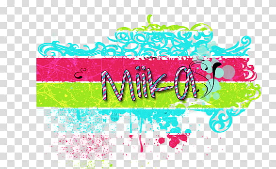 texto mika transparent background PNG clipart