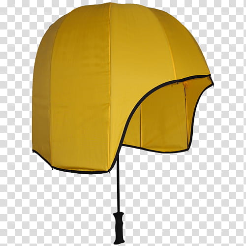 Umbrella, Rain, Rainshader, Helmet, East Asian Rainy Season, Cholinesterase, Life Hack, Yellow transparent background PNG clipart
