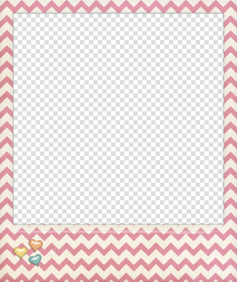 Snap Shots, red and white chevron frame transparent background PNG clipart