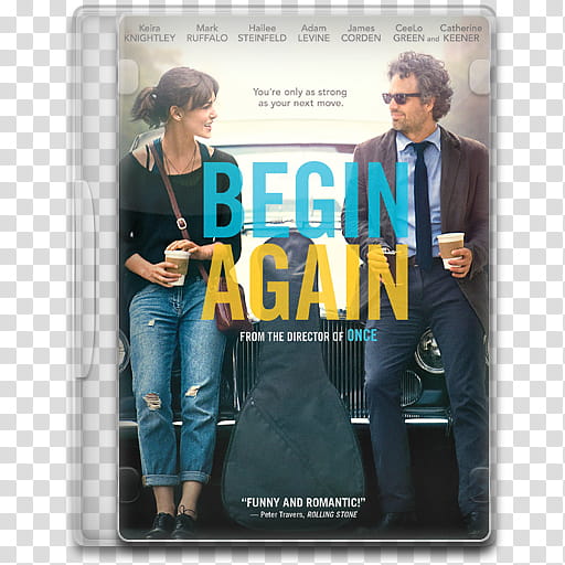 Movie Icon Mega , Begin Again, Begin Again DVD case transparent background PNG clipart