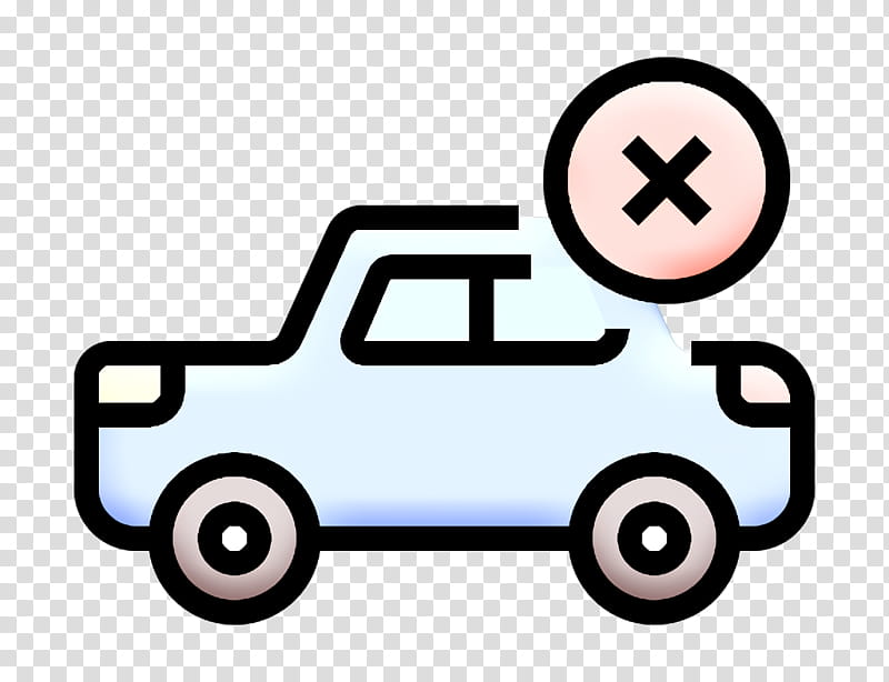 Forbidden icon Car icon Global Warming icon, Vehicle, Line, Coloring Book, Police Car transparent background PNG clipart