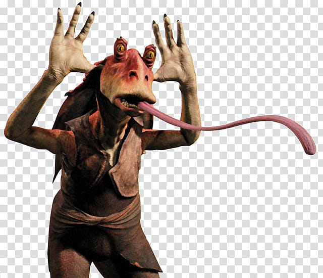 Jar Jar Binks transparent background PNG clipart