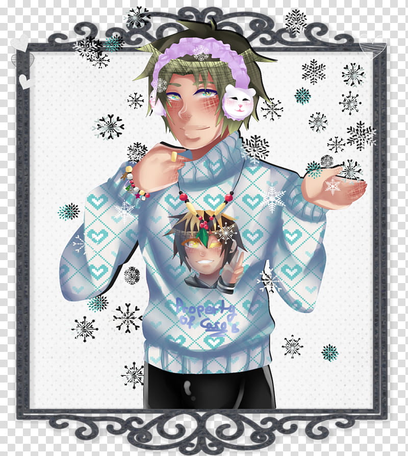 nd X-mas art-trade : Let it snow~ transparent background PNG clipart