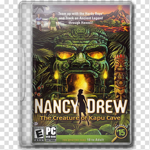 Game Icons , Nancy-Drew--The-Creature-of-Kapu-Cave, Nancy Drew The Creature of Kapu Cave case transparent background PNG clipart