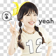 Red Velvet joy kakao talk emoji, Red Velvet Joy transparent background PNG clipart