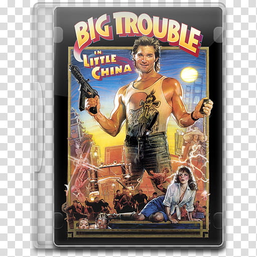 Movie Icon Mega , Big Trouble in Little China, Big Trouble in Little China DVD case transparent background PNG clipart