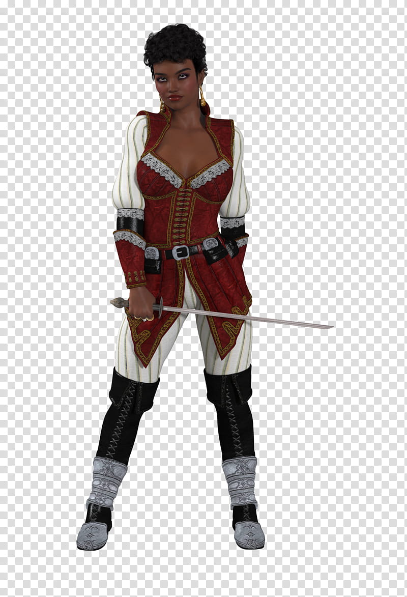 Carmen Pirate , female character illustration transparent background PNG clipart