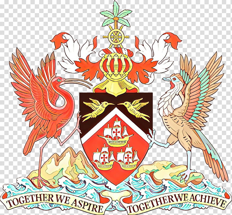 graphy Logo, National Symbols Of Trinidad And Tobago, National Emblem, Coat Of Arms Of Trinidad And Tobago, Scarlet Ibis, National Flag, Crest, Wing transparent background PNG clipart