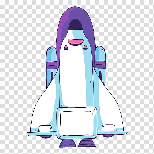Space Shuttle, Rocket, Drawing, Cartoon, Spacecraft, Nasa, Penguin transparent background PNG clipart