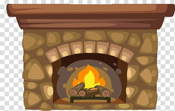 fireplace illustration transparent background PNG clipart