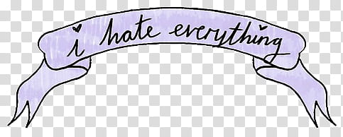 , purple i hate everything text illustration transparent background PNG clipart