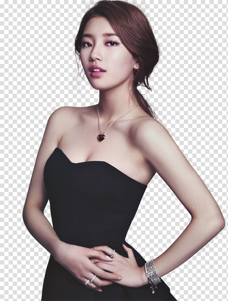 Suzy Miss A Render, Suzy standing with left arm akimbo transparent background PNG clipart