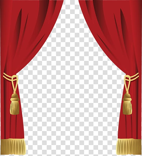 red and brown opera curtain illustration transparent background PNG clipart