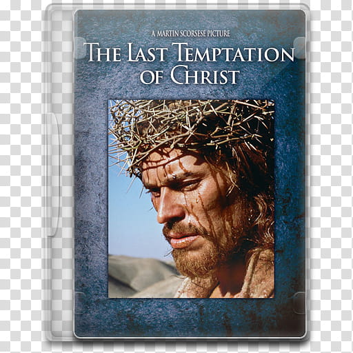Movie Icon Mega , The Last Temptation of Christ, The Last Temptation of Christ movie disc case transparent background PNG clipart