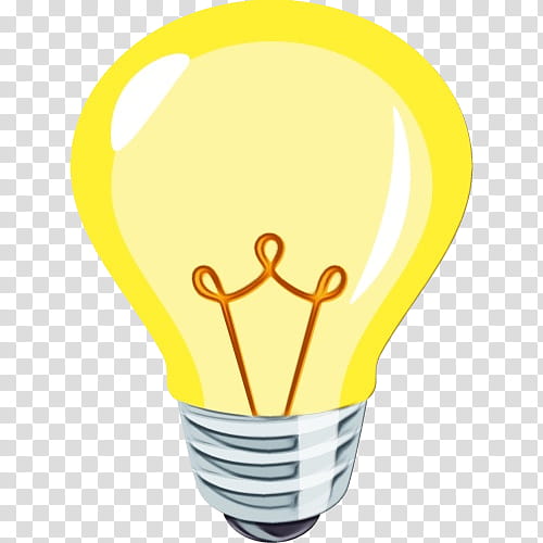 Light Bulb, Incandescent Light Bulb, Emoji Domain, Web Design, Blog, Domain Name, Yellow transparent background PNG clipart