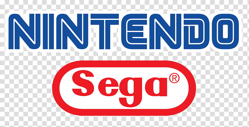 Nintendo and Sega Logos Reversed transparent background PNG clipart
