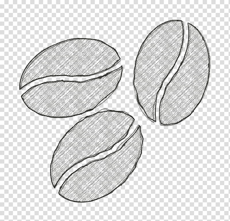 Computer And Media 1 icon Food icon food icon, Coffee Beans Icon, Leaf, Drawing, Plant, Line Art transparent background PNG clipart