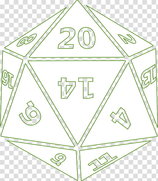 Green Grass, Dice, Game, Video Games, Regular Icosahedron, D20 System, Line Art, Leaf transparent background PNG clipart