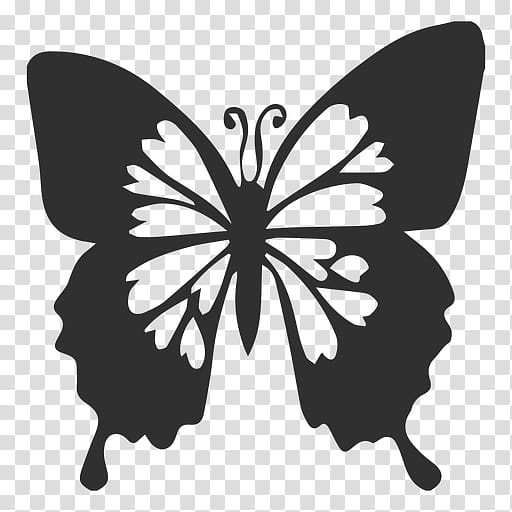 Butterfly Stencil, Ulysses Butterfly, Monarch Butterfly, Silhouette, Glasswing Butterfly, Lepidoptera, Moths And Butterflies, Insect transparent background PNG clipart