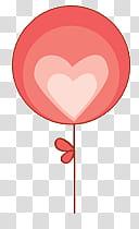 Rositas  ZIP, red and pink balloon illustration transparent background PNG clipart