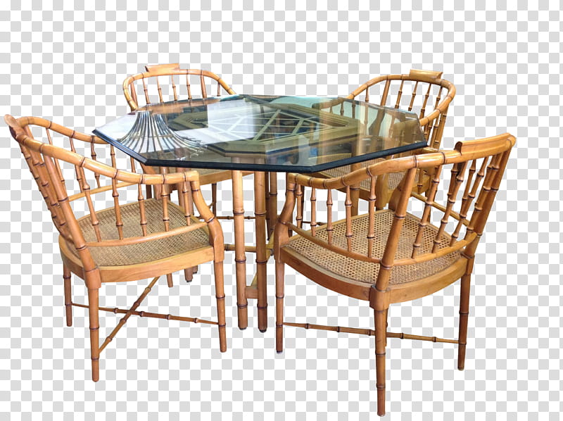 Bamboo, Table, Chair, Dining Room, Cane, Furniture, Wicker, Garden Furniture transparent background PNG clipart