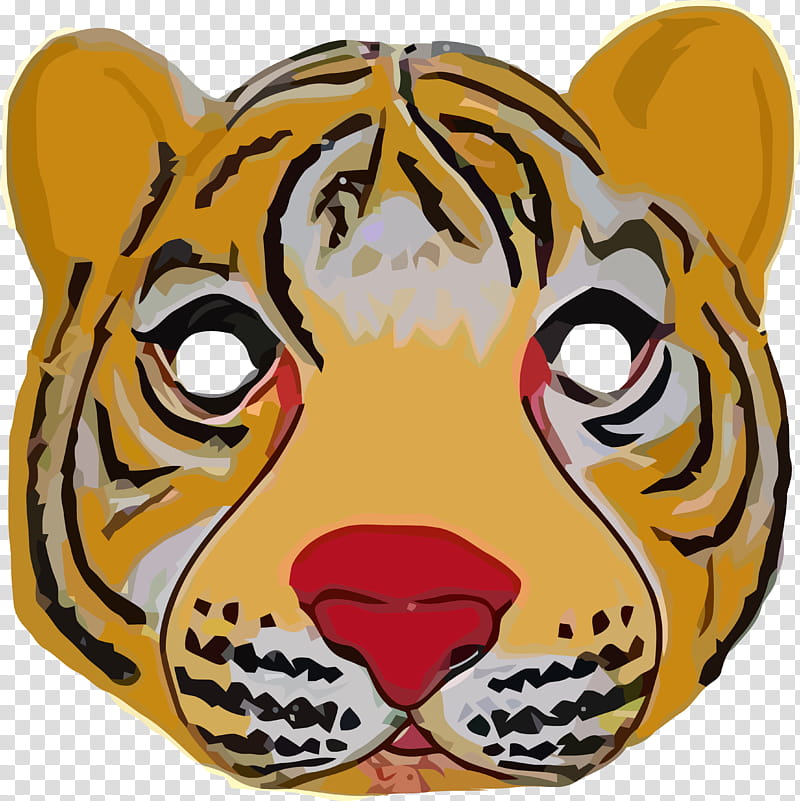 Cats, Tiger, Mask, Tiger Mask, Animal Face Masks, Animal Mask, Head, Headgear transparent background PNG clipart