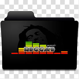 Music Genre Folders Pure Quality, Reggae transparent background PNG clipart
