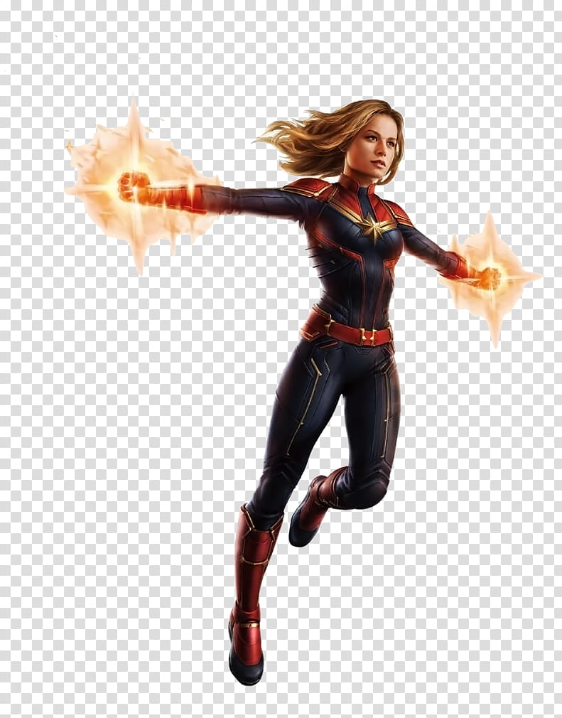 Captain Marvel (Avengers  Promo Art) transparent background PNG clipart