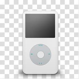 Niome s, white MP player transparent background PNG clipart