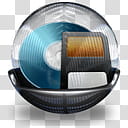 Sphere   , black floppy disk illustration transparent background PNG clipart