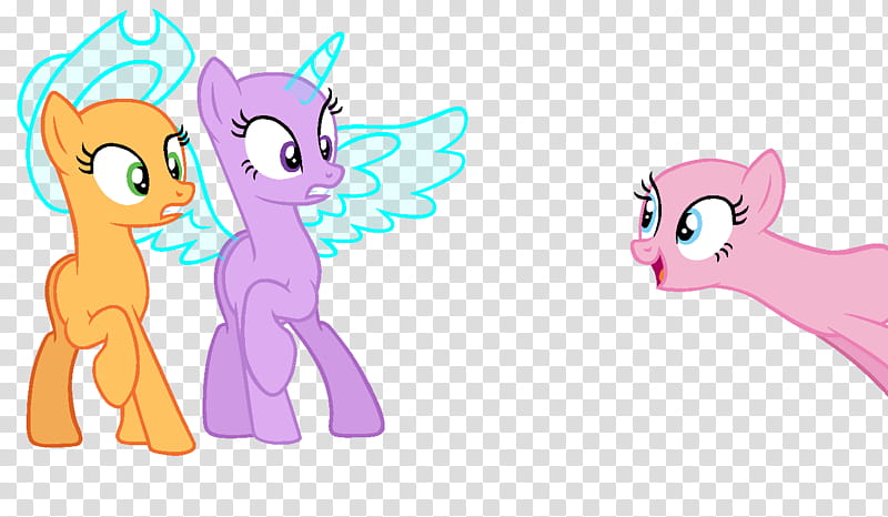 MLP Base  You re Nervicited, three My Little Pony characters transparent background PNG clipart
