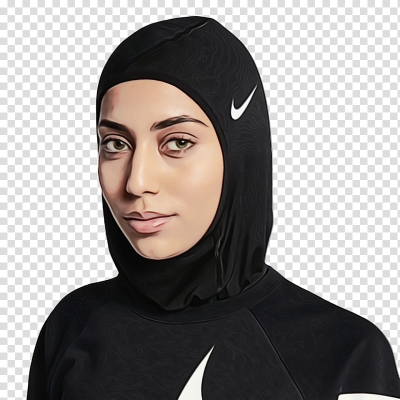 Hijab, Nike, Sportswear, Clothing, Nike Womens Pro Hijab, Nike Pro Womens Hijab Blue, Top, Sneakers transparent background PNG clipart