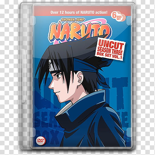 Naruto Shippuden TV Movies DVD Icon Collection, Naruto Uncut Box Set SV transparent background PNG clipart