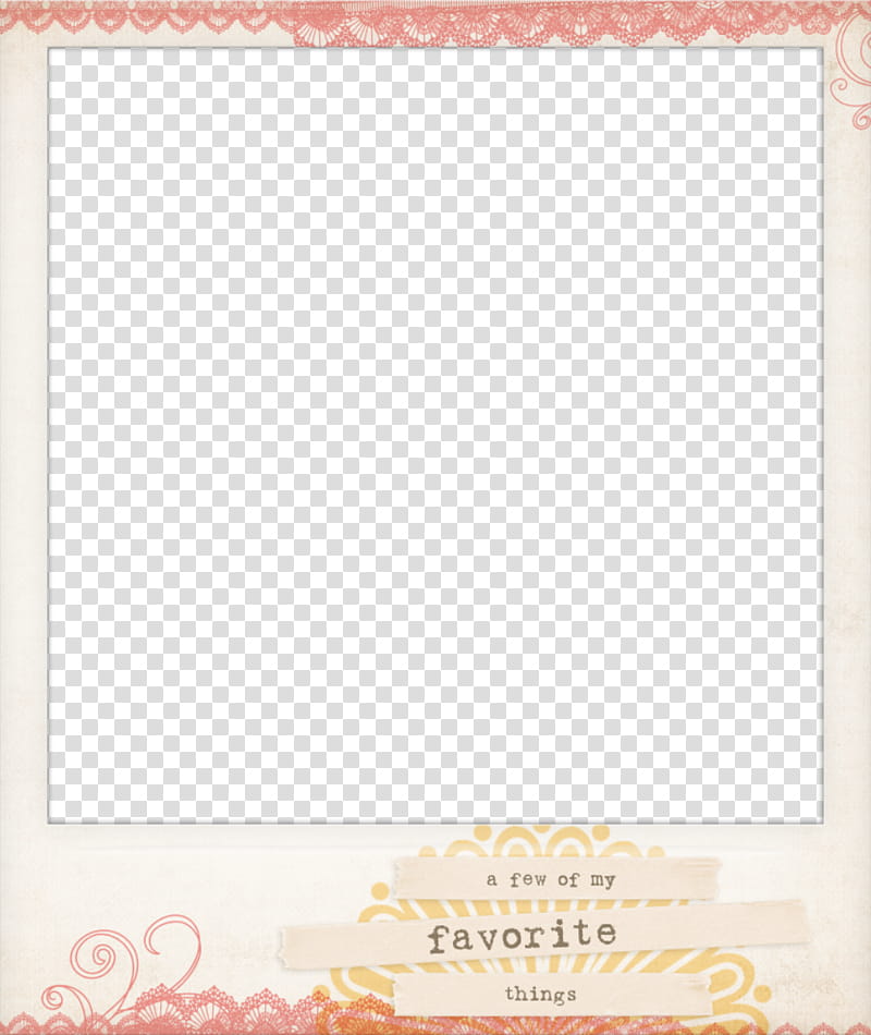 Snap Shots, a few of my favorite things frame transparent background PNG clipart