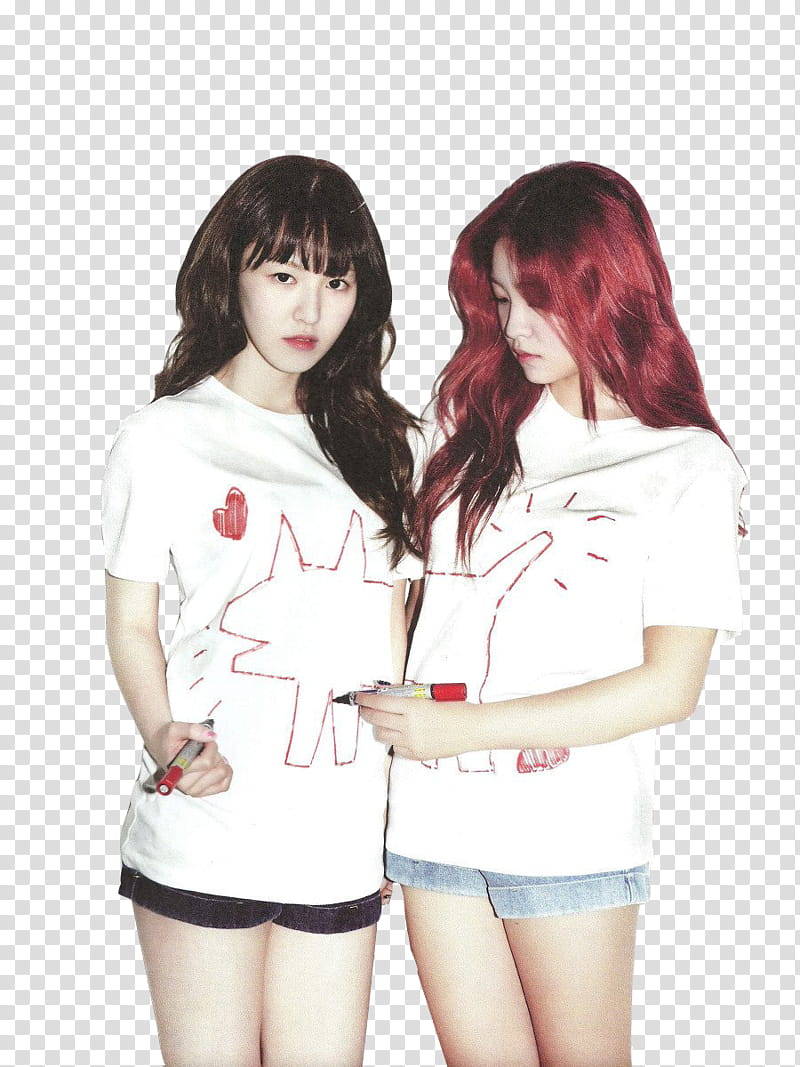 Wendy And Yeri Red Velvet transparent background PNG clipart