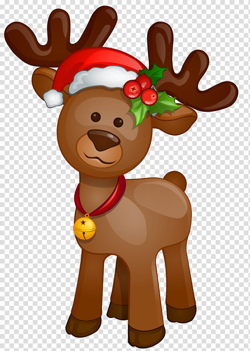Santa Claus, Reindeer, Rudolph, Mrs Claus, Moose, Christmas Day, Santa Clauss Reindeer, Korvatunturi transparent background PNG clipart