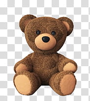 brown bear plush toy transparent background PNG clipart