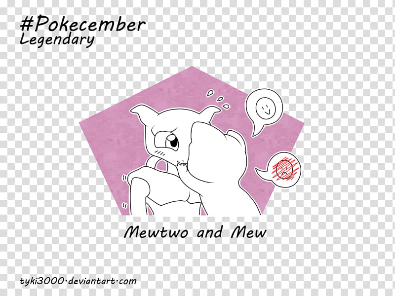 Mewtwo And Mew transparent background PNG clipart