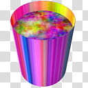 Plasma Gradient Tumbler Icons, plFosrmos_x, multicolored container illustration transparent background PNG clipart