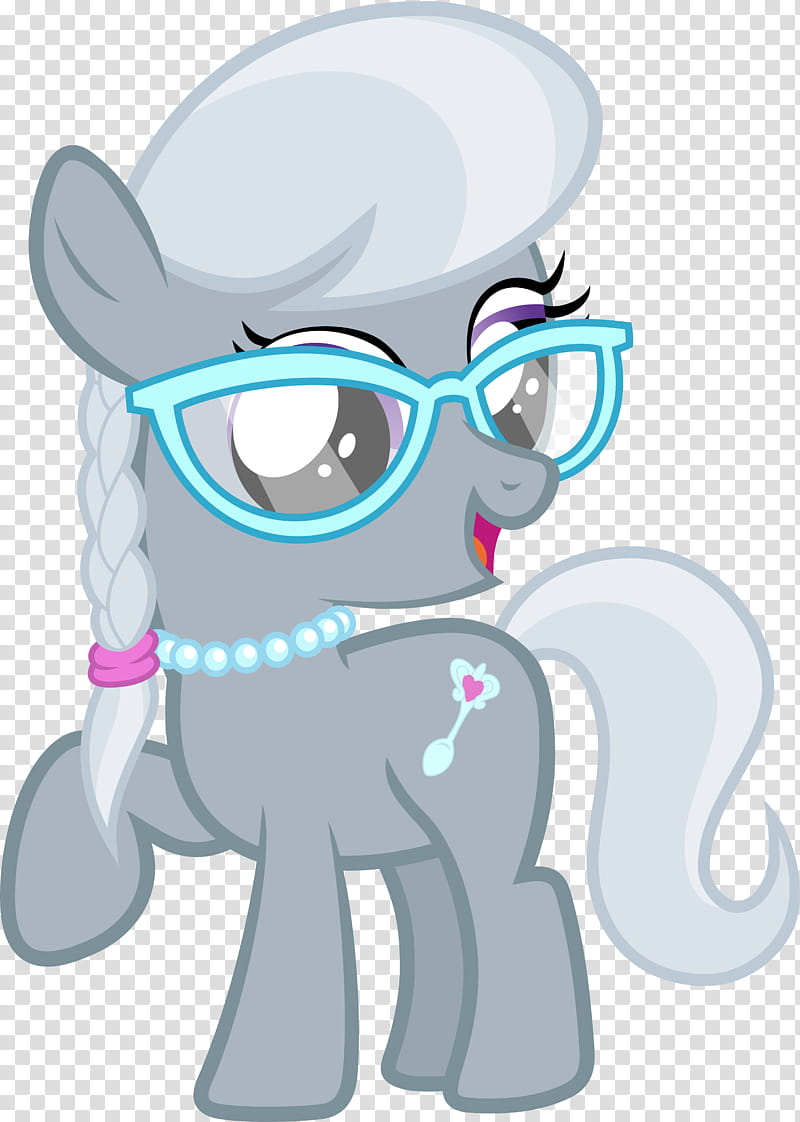 Silver Spoon, gray pony transparent background PNG clipart