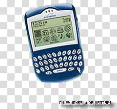 blue handheld game console at transparent background PNG clipart