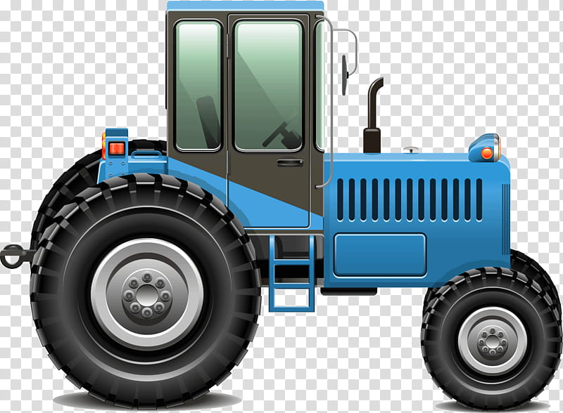 Tractor Tractor, Excavator, Agriculture, Farm, Cartoon, Bulldozer, JCB, Heavy Machinery transparent background PNG clipart