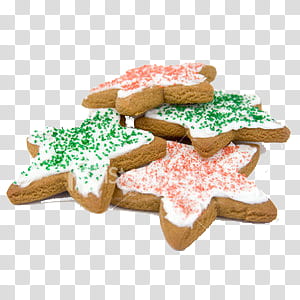 Christmas Items I, star brown cookies transparent background PNG clipart