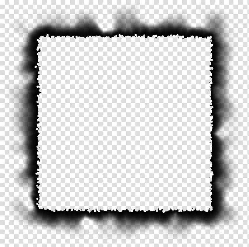 Burned Edges I s, square black frame art transparent background PNG clipart