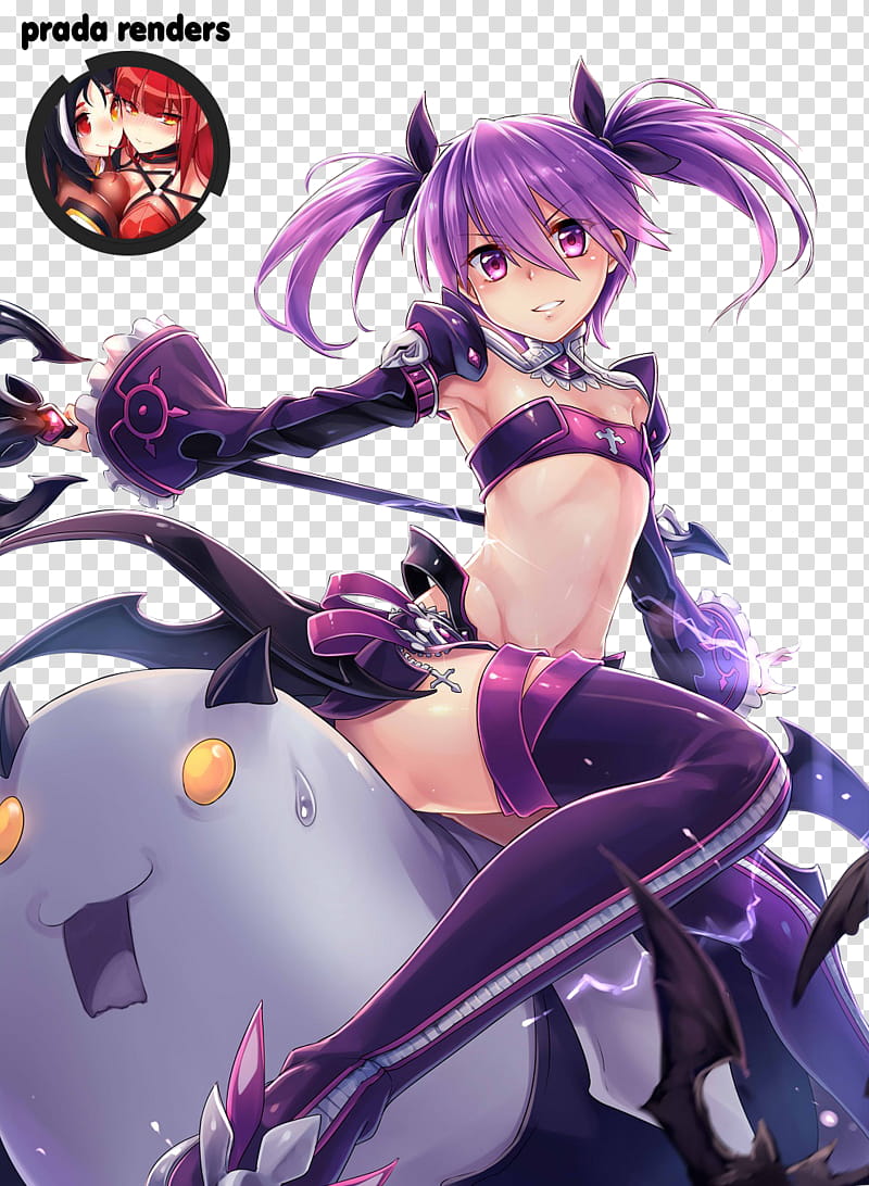 Elsword Void Princess Render, female anime character transparent background PNG clipart