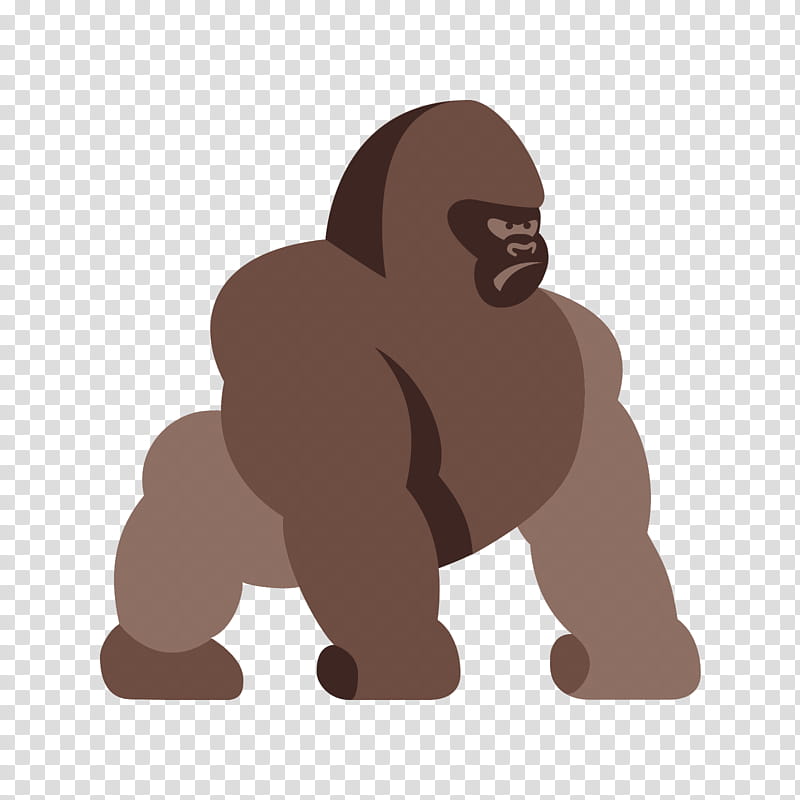 Gorilla, Brainilis Brain Games, Chimpanzee, Appilis Llc, Android, Human, Great Ape, Snout transparent background PNG clipart