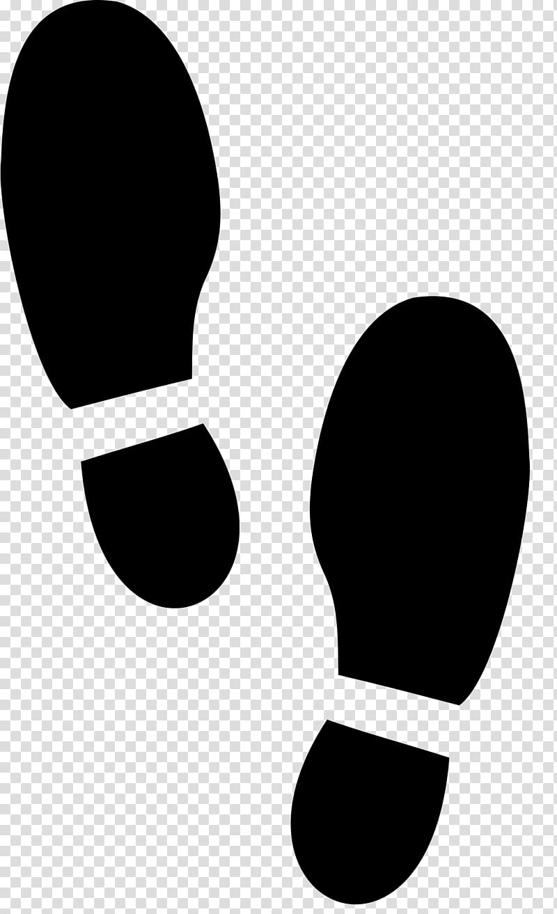 shoe print outline clipart