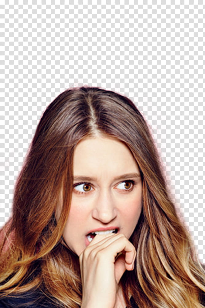 Taissa Farmiga, woman biting her finger transparent background PNG clipart