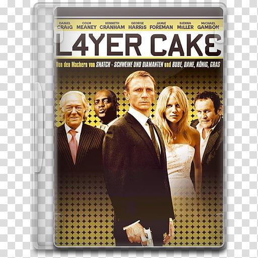 Movie Icon Mega , Layer Cake, Layer Cake DVD case transparent background PNG clipart